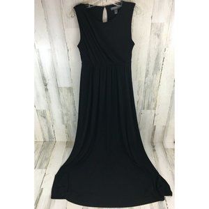 A Pea In the Pod Maternity Black Maxi Dress Sz XS